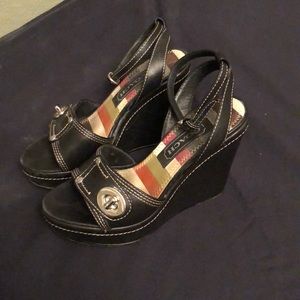 Coach wedge sandals